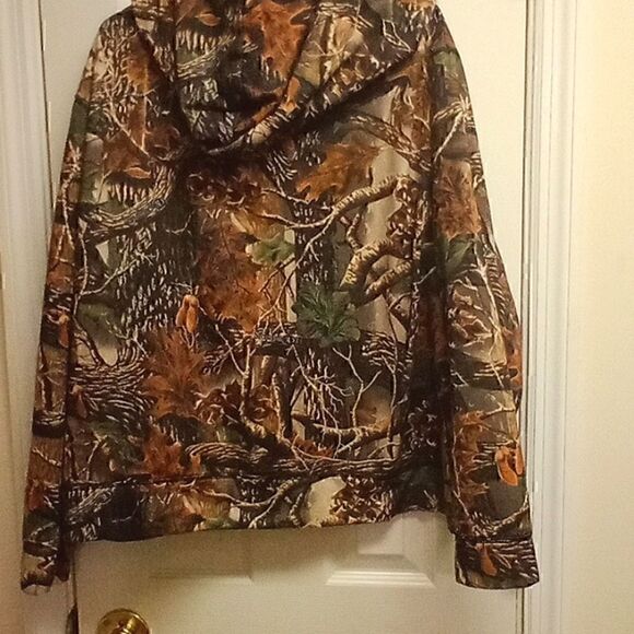 ❄️Green Mark Mens Camo hoodie/lightweight jacket size L - Picture 8 of 9